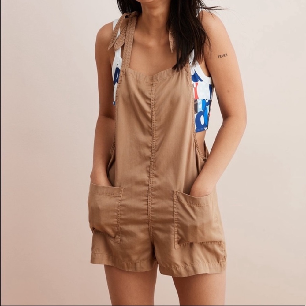 Arie tan/ khaki overalls